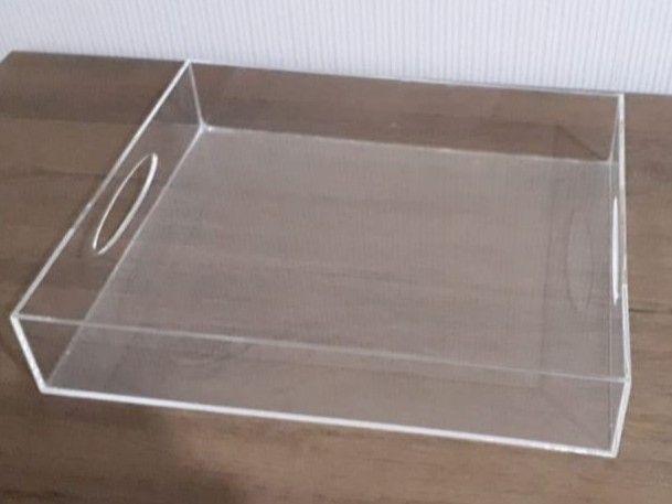 Clear acrylic tray